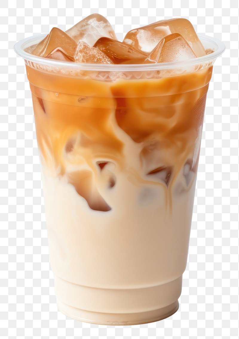 Latte art di cangkir kopi